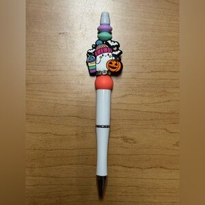 Halloween Themed Pen with Ghost and Pumpkin